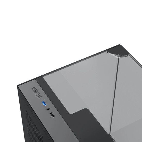 Кутия за компютър Xigmatek Case ATX - Aqua Compact - 4 ARGB Fans
