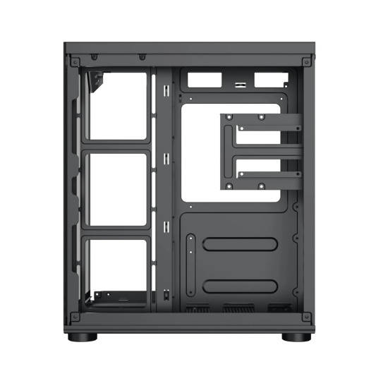 Кутия за компютър Xigmatek Case ATX - Aqua Compact - 4 ARGB Fans