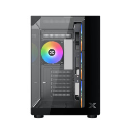 Кутия за компютър Xigmatek Case ATX - Aqua Compact - 4 ARGB Fans