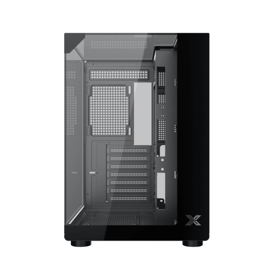 Кутия за компютър Xigmatek Case ATX - Aqua Compact - 4 ARGB Fans