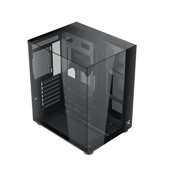 Кутия за компютър Xigmatek Case ATX - Aqua Compact - 4 ARGB Fans