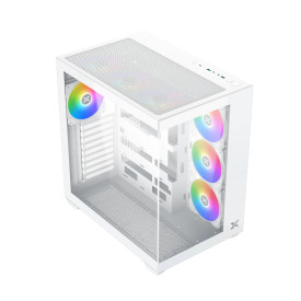 Кутия за компютър Xigmatek AQUA V AIR ARCTIC - 7 ARGB Fans, White