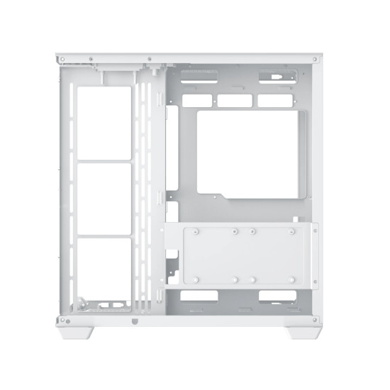 Кутия за компютър Xigmatek AQUA V AIR ARCTIC - 7 ARGB Fans, White