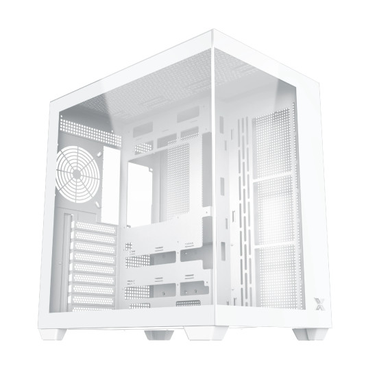 Кутия за компютър Xigmatek AQUA V AIR ARCTIC - 7 ARGB Fans, White