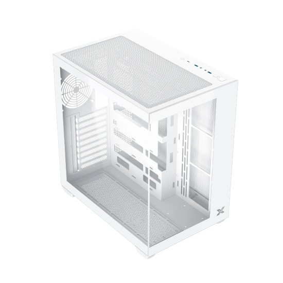 Кутия за компютър Xigmatek AQUA V AIR ARCTIC - 7 ARGB Fans, White