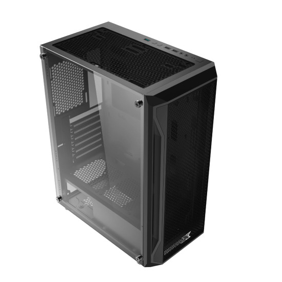 Кутия за компютър Xigmatek Gaming X - 4 RGB Fans, Black