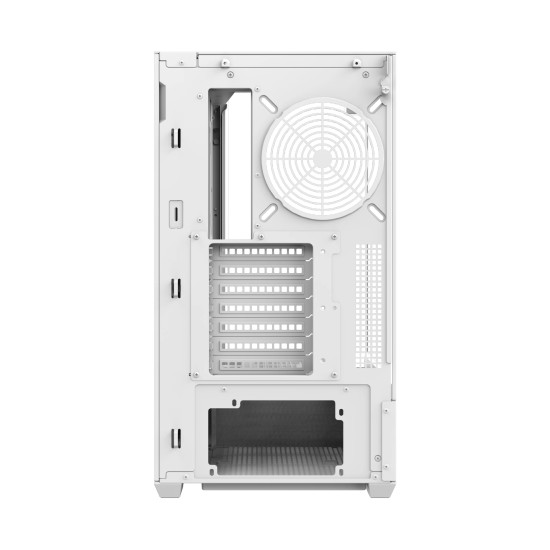 Кутия за компютър Xigmatek Case EATX - Vision Arctic - 7 ARGB Fans, LCD Display Panel, Smart Fan Control