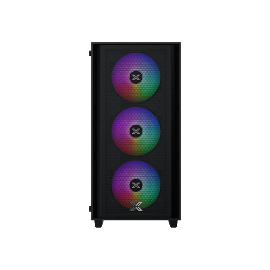 Кутия за компютър Xigmatek Case mATX - NYX Air II - 4 ARGB Fans