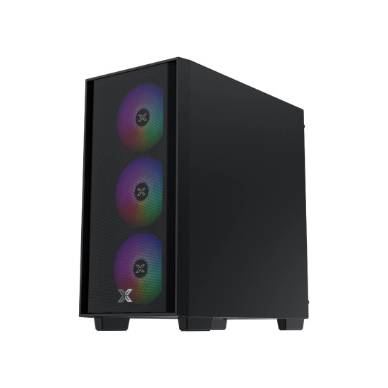 Кутия за компютър Xigmatek Case mATX - NYX Air II - 4 ARGB Fans