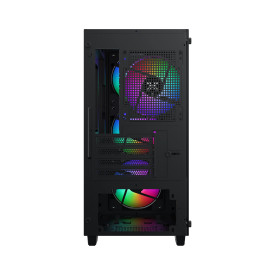 Кутия за компютър Xigmatek Case mATX - NYX Air II - 4 ARGB Fans