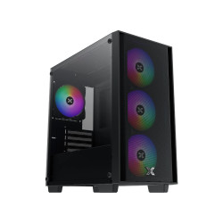 Кутия за компютър Xigmatek Case mATX - NYX Air II - 4 ARGB Fans