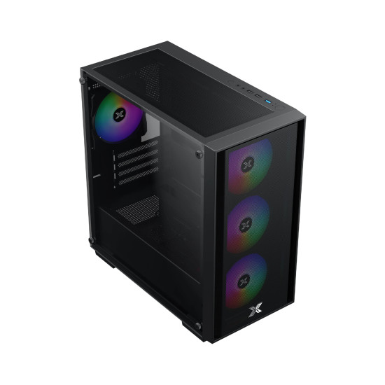 Кутия за компютър Xigmatek Case mATX - NYX Air II - 4 ARGB Fans