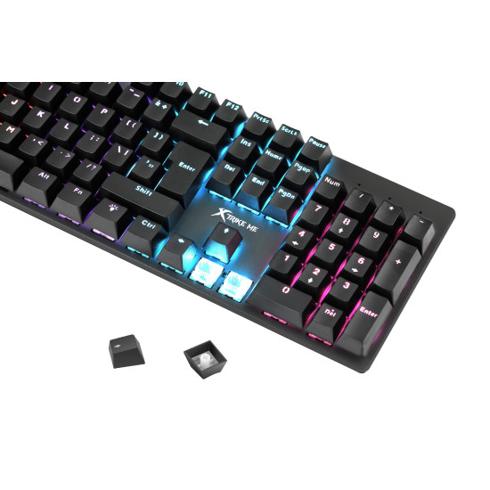 Клавиатура Xtrike ME Gaming Keyboard Mechanical 104 keys GK-915 - 5 colors backlight