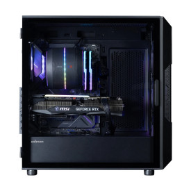 Кутия за компютър Zalman Case ATX - I3 NEO V2 Black - RGB, Mesh