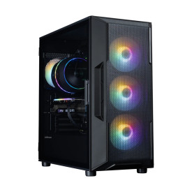 Кутия за компютър Zalman Case ATX - I3 NEO V2 Black - RGB, Mesh