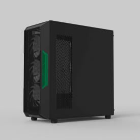 Кутия за компютър Zalman Case ATX - I3 NEO V2 Black - RGB, Mesh