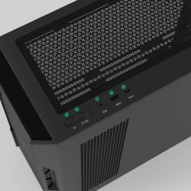 Кутия за компютър Zalman Case ATX - I3 NEO V2 Black - RGB, Mesh