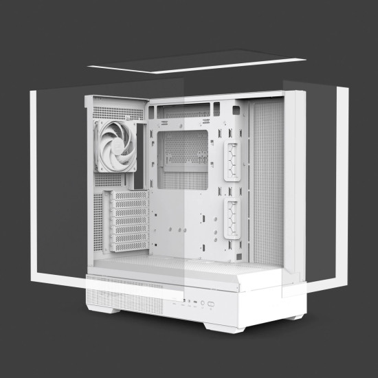 Кутия за компютър Zalman Case ATX - P40 Prism White