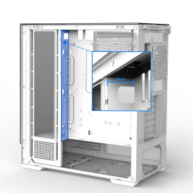 Кутия за компютър Zalman Case ATX - P40 Prism White