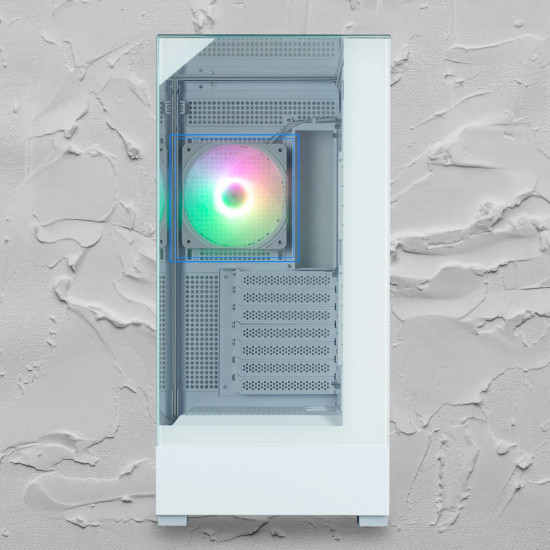 Кутия за компютър Zalman Case ATX - P40 Prism White