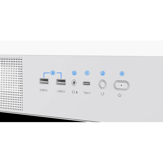 Кутия за компютър Zalman Case ATX - P40 Prism White