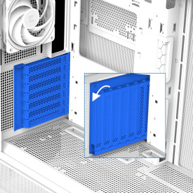 Кутия за компютър Zalman Case ATX - P40 Prism White