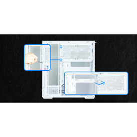 Кутия за компютър Zalman Case ATX - P40 Prism White