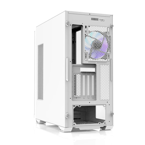 Кутия за компютър Zalman Case EATX - Z10 DUO White - Mesh/Tempered Glass