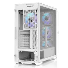 Кутия за компютър Zalman Case EATX - Z10 DUO White - Mesh/Tempered Glass