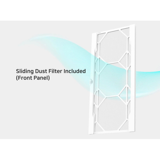 Кутия за компютър Zalman Case EATX - Z10 DUO White - Mesh/Tempered Glass