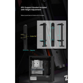 Кутия за компютър Zalman Case EATX - Z10 PLUS - Tempered Glass