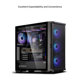 Кутия за компютър Zalman Case EATX - Z10 PLUS - Tempered Glass