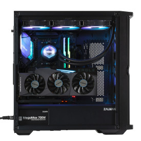 Кутия за компютър Zalman Case EATX - Z10 PLUS - Tempered Glass