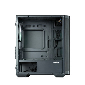 Кутия за компютър Zalman Case mATX - M4 Black - Addressable RGB, Tempered Glass, 4 fans included