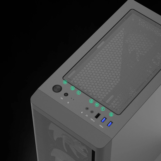 Кутия за компютър Zalman Case mATX - M4 Black - Addressable RGB, Tempered Glass, 4 fans included
