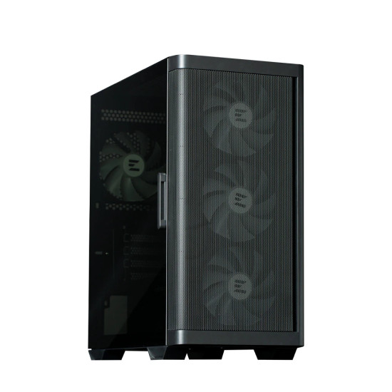 Кутия за компютър Zalman Case mATX - M4 Black - Addressable RGB, Tempered Glass, 4 fans included