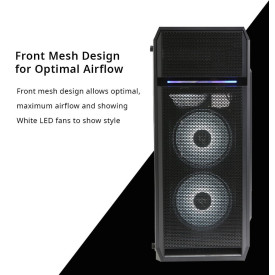 Кутия за компютър Zalman Case ATX - N5 OF - 3 x 120mm White LED