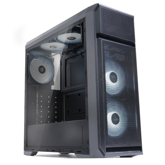 Кутия за компютър Zalman Case ATX - N5 OF - 3 x 120mm White LED