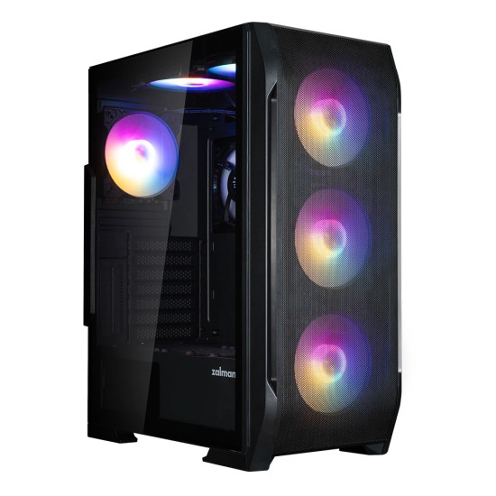 Кутия за компютър Zalman N7 Plus ATX, Mid Tower, Black