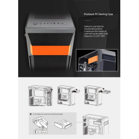 Кутия за компютър Zalman Case ATX - Z1 PLUS