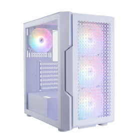 Кутия за компютър 1stPlayer Case ATX - TRILOBITE T7 White - 4 Fans Included