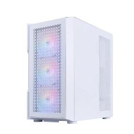 Кутия за компютър 1stPlayer Case ATX - TRILOBITE T7 White - 4 Fans Included