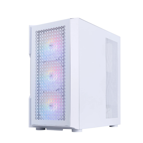 Кутия за компютър 1stPlayer Case ATX - TRILOBITE T7 White - 4 Fans Included