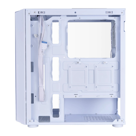 Кутия за компютър 1stPlayer Case ATX - TRILOBITE T7 White - 4 Fans Included