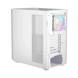 Кутия за компютър 1stPlayer Case ATX - TRILOBITE T7 White - 4 Fans Included