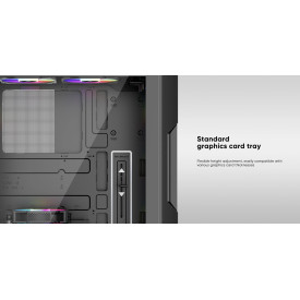 Кутия за компютър 1stPlayer Case ATX - TRILOBITE T7 White - 4 Fans Included