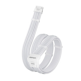 Модулен кабел 1stPlayer Custom Sleeved Modding Cable White - PCIe 5.0 12VHPWR M/M - FM2-B-WH