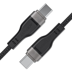 USB кабел Acefast USB-C to USB-C Cable 60W MAGNETIC 1.2m - C11-03 - Black