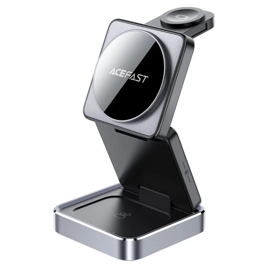 Безжично зарядно Acefast Desktop 3-in-1 Wireless Charging Holder - E20 Black