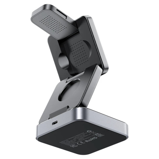 Безжично зарядно Acefast Desktop 3-in-1 Wireless Charging Holder - E20 Black
